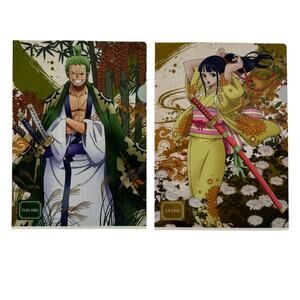 2 One Piece Mugiwara Store Collaboration‎ Ichiban Kuji Prize Visual Art Sheet